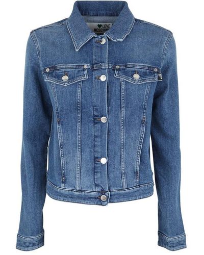 Love Moschino Jean and denim jackets for Women | Online Sale up to 