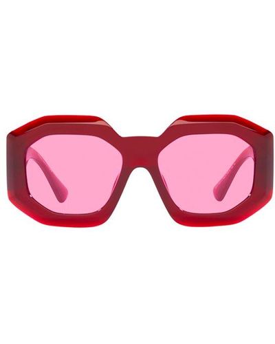 Versace Irregular Frame Sunglasses - Pink