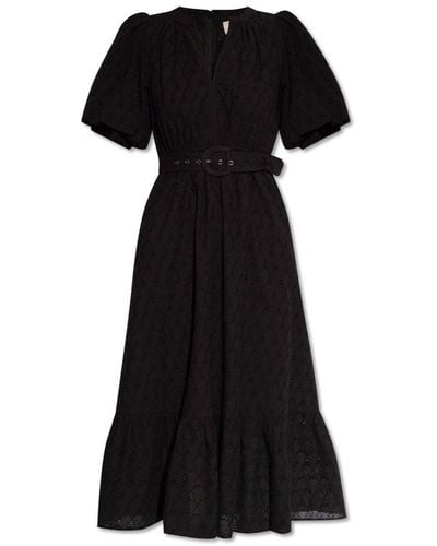 Diane von Furstenberg Polina V-neck Dress - Black