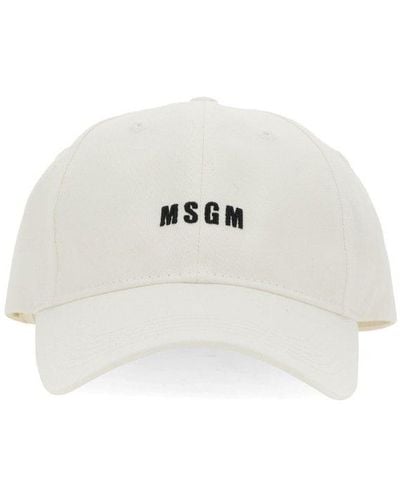 MSGM Baseball Cap - White