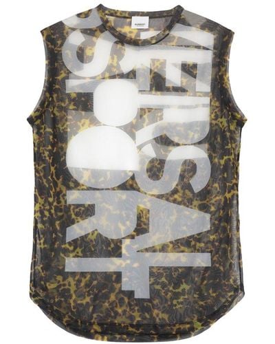 Burberry All-over Printed Crewneck Tank Top - Multicolor