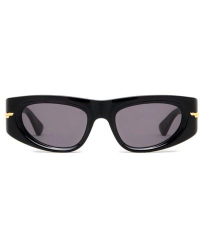 Bottega Veneta Phantos Frame Sunglasses - Black
