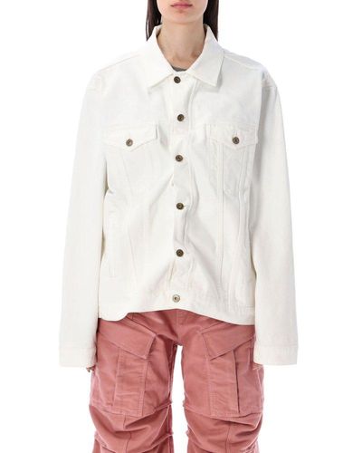 Y. Project Classic Wire Denim Jacket - White