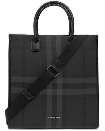 Burberry 'denny Slim' Shopper Bag, - Black