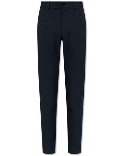 Theory Pleat-front Trousers, - Blue