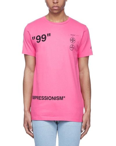 Off-White c/o Virgil Abloh Boat T Shirt - Pink