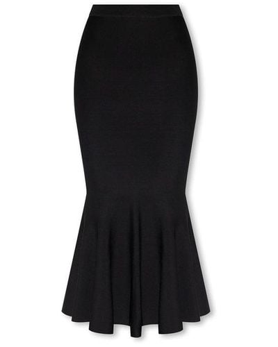 Balmain High-rise Skirt - Black