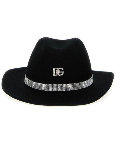 Dolce & Gabbana Black Wool Knit Women Winter Hat