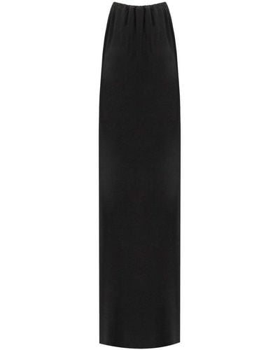 Max Mara Garda Halter Neck Long Dress - Black