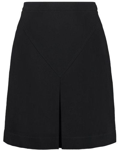 Burberry Flared Skirt - Black