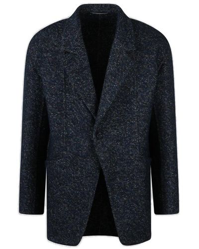 Dior Unstructured Cardigan Jacket - Blue