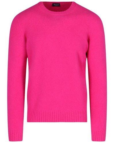 Drumohr Crewneck Knitted Jumper - Pink