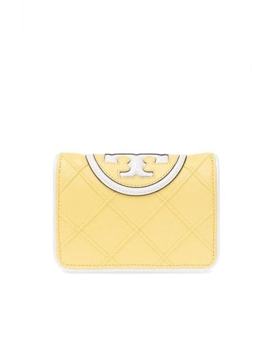 Tory Burch Leather Wallet - Yellow