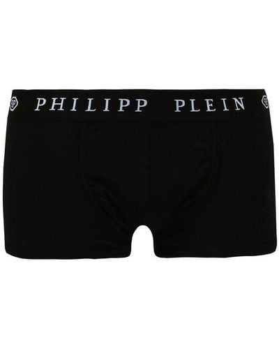 Philipp Plein Logo Waistband Boxers - Black