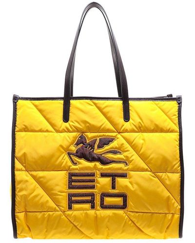 Yellow Etro Tote bags for Women | Lyst
