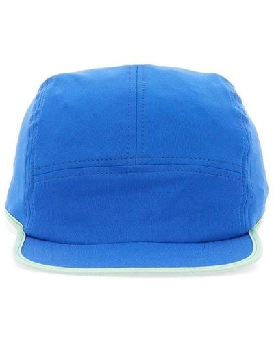 Sunnei Panelled Elastic Back Strapped Hat - Blue