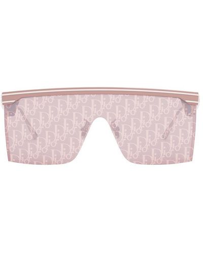 Dior 'club M1u 00mm Shield Sunglasses - Pink