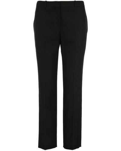 Givenchy Contrasting Trim Tuxedo Pants - Black
