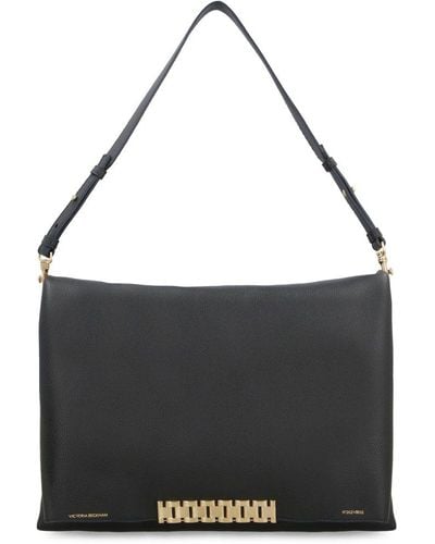 Victoria Beckham Jumbo Chained Shoulder Bag - Black