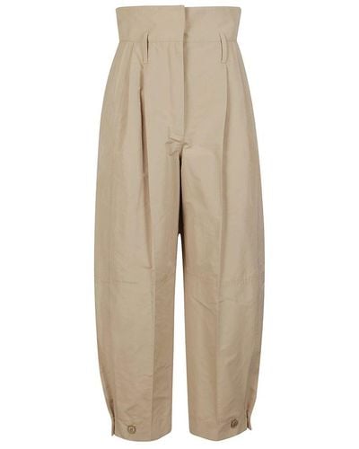 Givenchy High-waisted Cargo Trousers - Natural