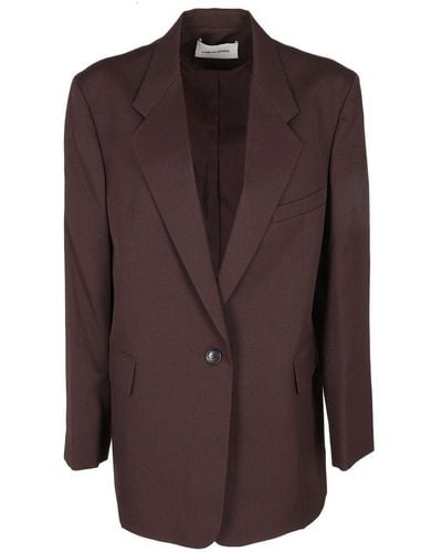 Low Classic Buttoned Blazer - Brown