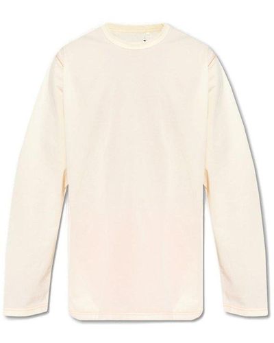 Y-3 Long-sleeved Crewneck T-shirt - White