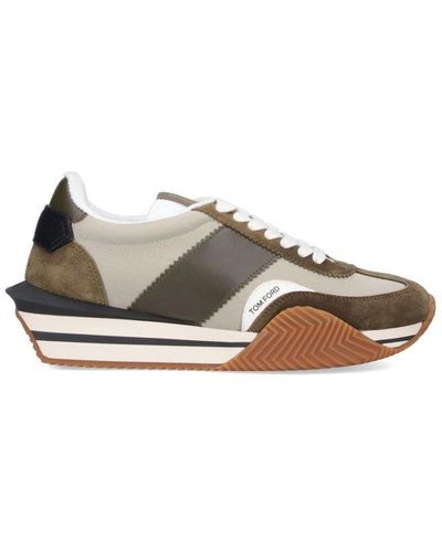 Tom Ford James Suede Low-top Sneakers - Multicolor