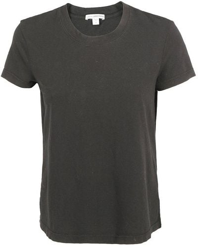 James Perse Vintage Little Boy T-shirt - Black