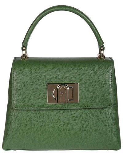 Furla 1927 Twist-lock Mini Tote Bag - Green