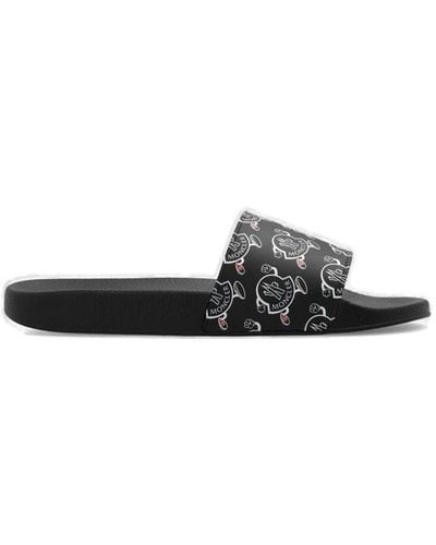 Moncler Basile Slip-on Slides - Black