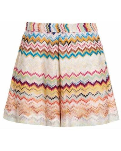Missoni Multicolor Shorts - White