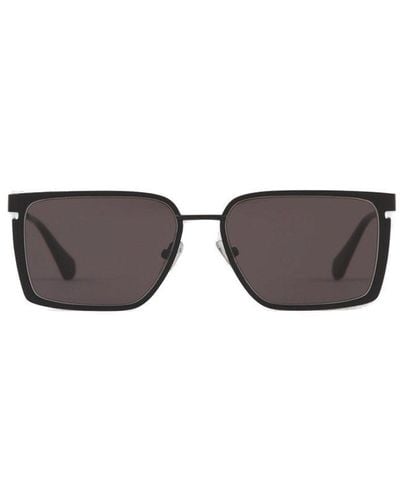 Off-White c/o Virgil Abloh Rectangular Frame Sunglasses - Gray