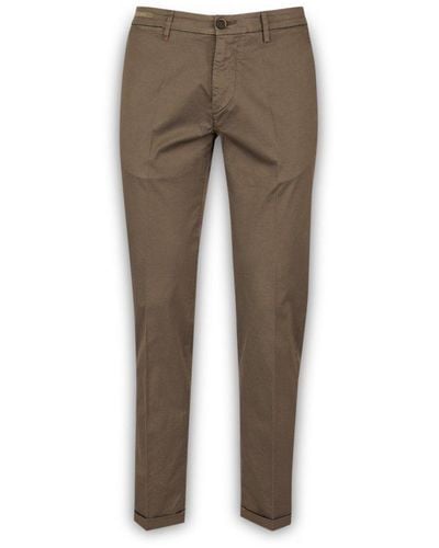 Re-hash Straight-leg Tailored Trousers - Grey