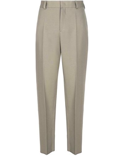 Jil Sander Elegant Pants With Pences - Gray