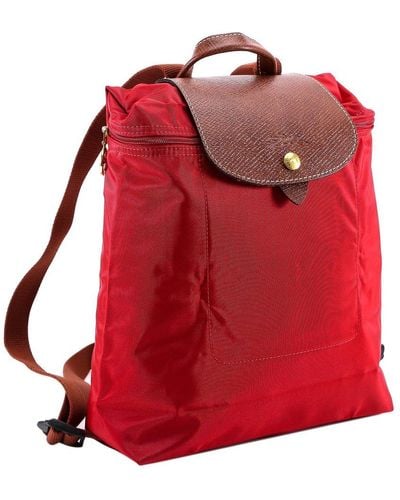 Longchamp Le Pliage Original Backpack - Red