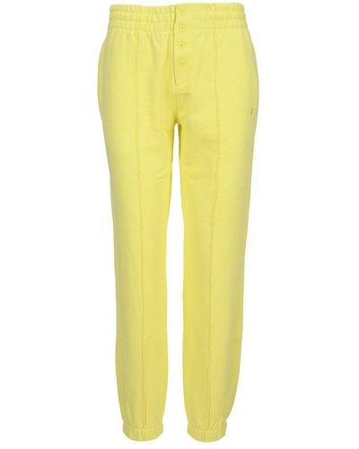 Helmut Lang Button Sweatpant - Yellow