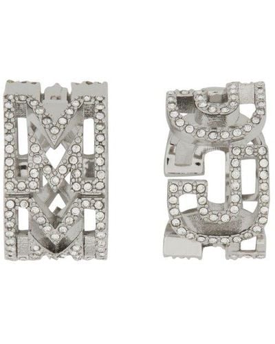 Marc Jacobs Monogram Earrings - Metallic