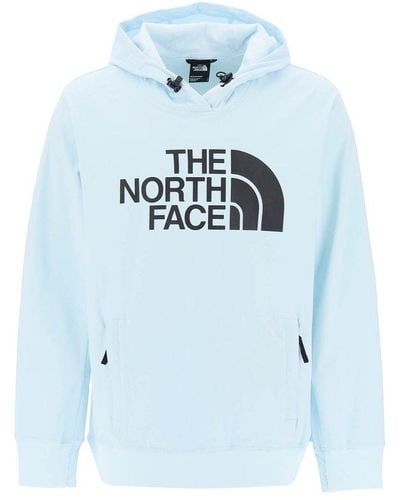 The North Face Techno Hoodie With Logo Print - Blue