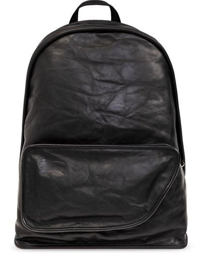 Burberry Leather Backpack - Black