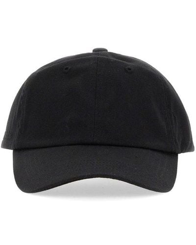 Acne Studios Cotton Cap Hat - Black