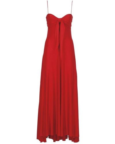 Alexandre Vauthier Daring Long Dress - Red