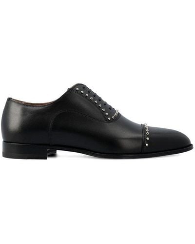 Christian Louboutin Cloocloo Oxford Shoes - Black