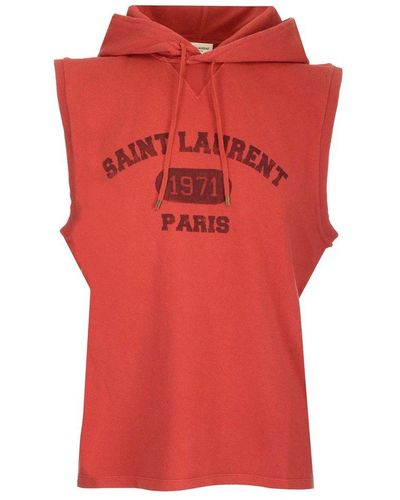 Saint Laurent Other Materials Sweatshirt - Red