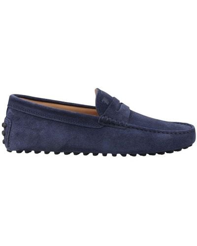 Tod's Gommino Penny-bar Driving Shoes - Blue