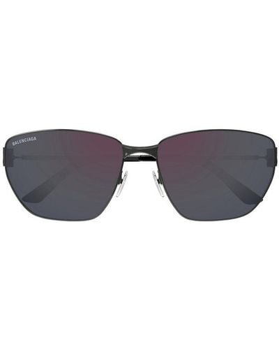 Balenciaga Rectangle Frame Sunglasses - Grey