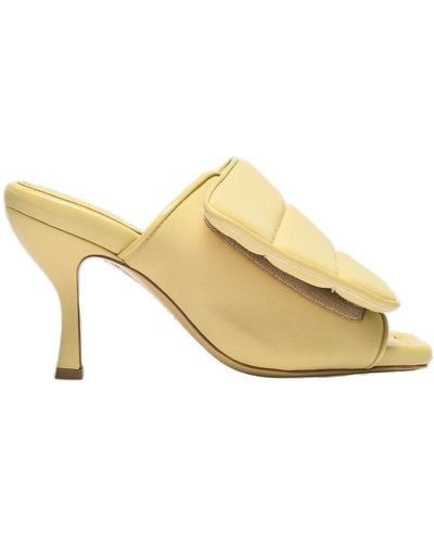 Gia Borghini Heeled Chunky Sandals - Metallic
