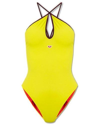 DIESEL 'bfsw-mari' One-piece Swimsuit - Yellow