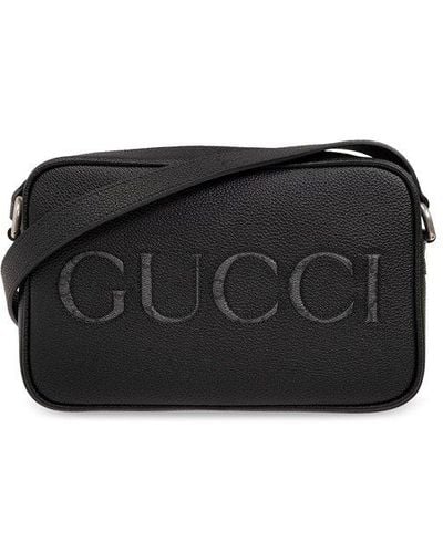 Gucci Shoulder Bag With Logo, - Black