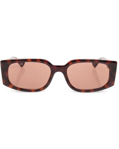 Gucci Tortoiseshell Sunglasses, - Pink