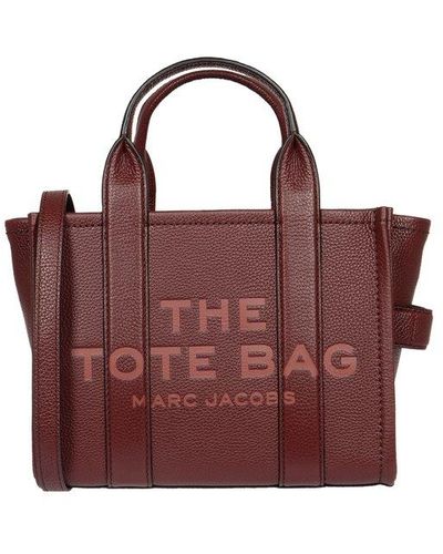 Marc Jacobs The The Mini Tote Bag Burgundy - Red